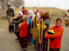 Women Selling at Road Side Stop in Tajikistan